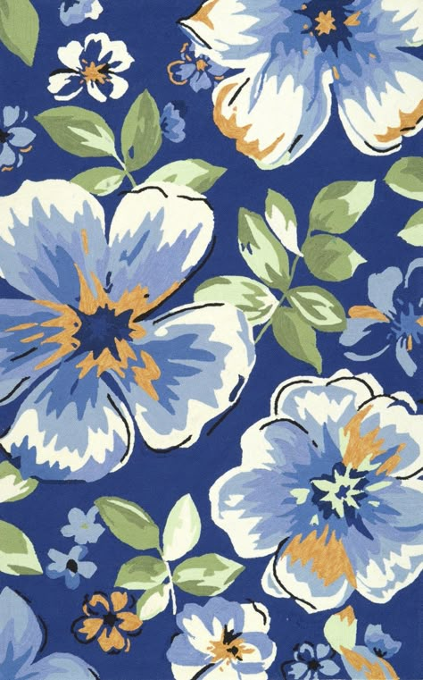 Blue Outdoor Rug, Floral Textile, Textile Prints Design, Indoor Outdoor Rug, Flower Phone Wallpaper, Flower Illustration, Outdoor Area Rug, Outdoor Rug, Textile Prints