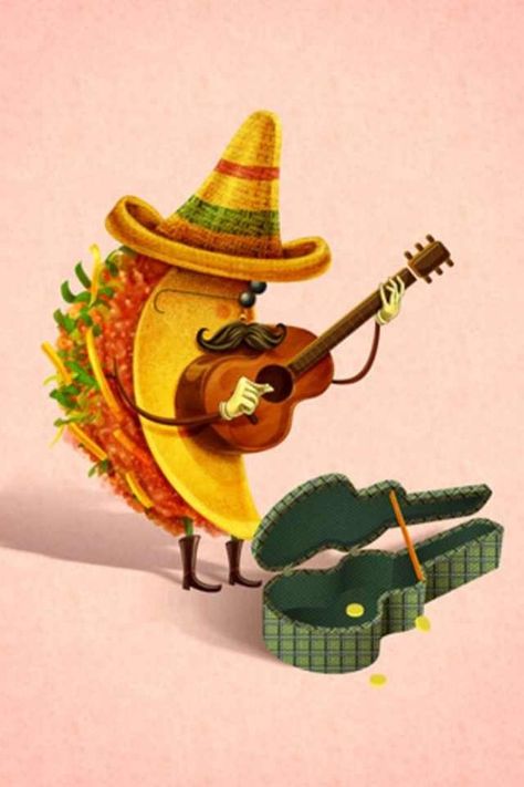 Taco Man, Team Motivation, Creative Advertising Design, Food Advertising, Food Concept, Music Images, Creative Ads, Food Poster, Creative Advertising