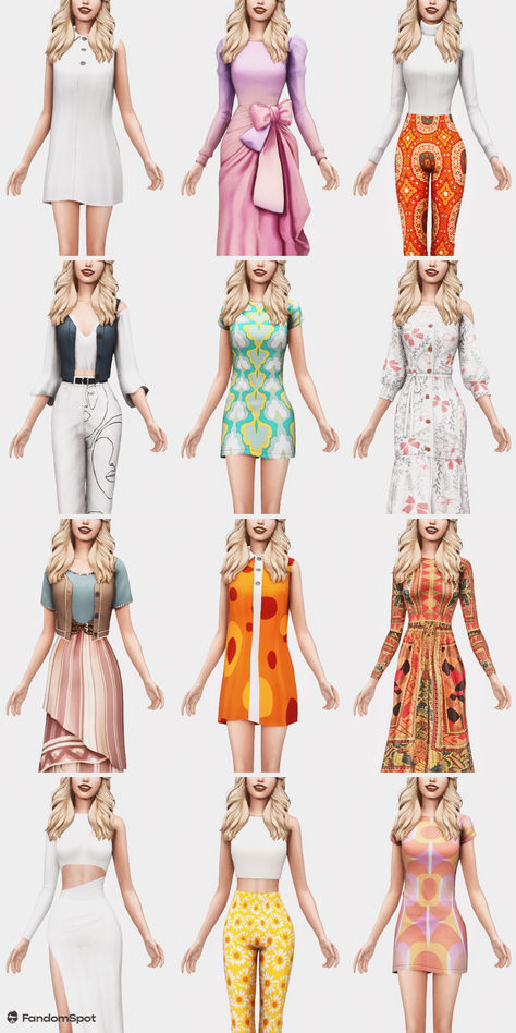 Sims Retro Cc, Sims4 Retro Cc, Sims 4 Cc Cultural Clothes, Hippie Sims 4 Cc, Sims 4 Cc Cottagecore Clothes, Sims 4 Tattoos For Women, Sims 4 Cc Best, 60s Pants, Sims 4 New Cc