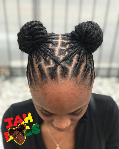 Jah Locs, LLC. on Instagram: “Birthday Buns for the birthday girl!! 😍😍😍😍 -swipe left for the full 360 view ! Tag a friend who would love this style 💞 - - - #locsatlanta…” Cute Loc Hairstyles, Short Dreadlocks Styles, Short Locs, Twisted Hair, Loc Hairstyles, Dreads Girl, Beautiful Dreadlocks, Short Locs Hairstyles, Faux Locs Hairstyles