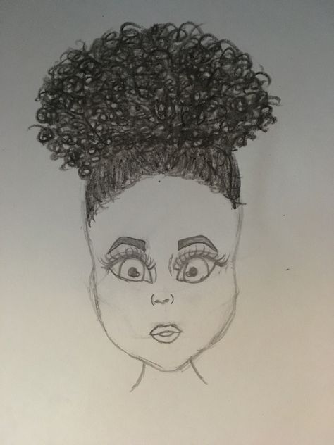 Afro hair drawing Coily Hair Drawing, Afro Hair Drawing, Toddler Hairstyles Boy, Afro Ponytail, Curly Afro Hair, Shoe Art Drawing, Hairstyles Drawing, Afro Curls, Tumblr Hair