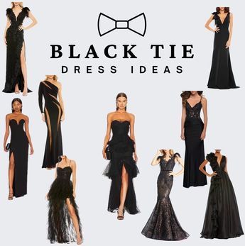 Ready to dazzle at your next black tie event? Nashville Wifestyle is your go-to destination for exquisite black dress inspiration and elegant fashion finds. Explore our curated collection of women's black dresses designed to make you the star of the evening. Discover the Perfect Dress for a Black Tie Event and unlock the essence of timeless sophistication. Elevate your style with these must-have black dresses and experience the epitome of glamor. Redefine your black tie elegance! Luxury Maxi Dress For Black-tie Events, Dress For Black Tie Event, Chic Maxi Gown For Black-tie Events, Black Maxi Dress For Black-tie Events, Elegant Tie Accessories For Black-tie Events, Black Tie-back Dresses For Black-tie Events, Black Tie Wedding Party, Black Tie Event Outfit, Black Tie Event Dresses