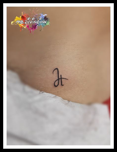 Name initials tattoo, J and H initials tattoo, Minimalist tattoo, Minimal tattoo, Black tattoo, Name tattoo, Tattoo ideas, Tattoo design, Tattoo INSTAGRAM:- www.instagram.com/mb.divineink J And T Initial Tattoo, H And J Tattoo, Tettu Design Tattoo, H Initial Tattoo, Initials Tattoo, J Tattoo, H Tattoo, Tattoo Design Tattoo, Tattoo Minimal