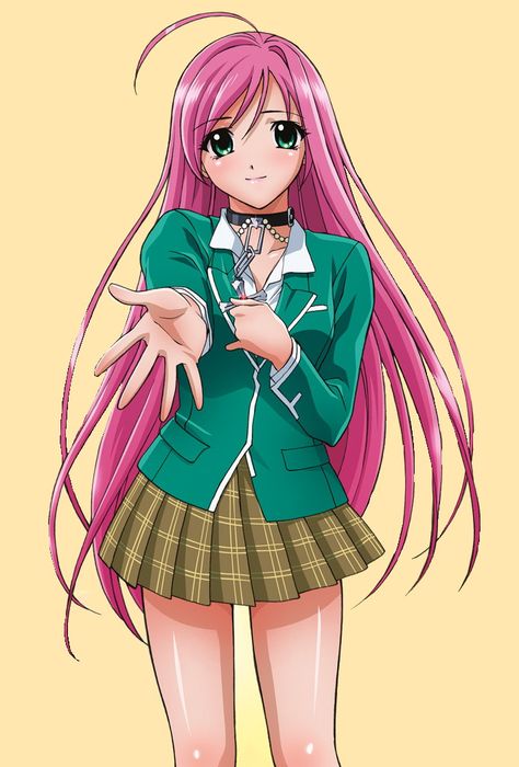 Mooka Akashiya Girls With Pink Hair, Rosario Vampire Characters, Pink Haired Anime, Rosario Vampire Moka, Mizore Shirayuki, Rosario Vampire Anime, Pink Hair Anime, Vampire Series, Clown Horror