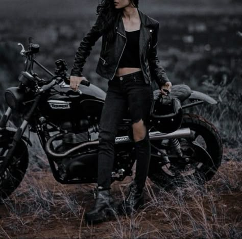 Soft Biker Aesthetic, Lesbian Motorcycle Fashion, Biker Chic Aesthetic, Biker Aesthetic Women, Female Motorcycle Riders Aesthetic, Biker Romance Aesthetic, Biker Woman Aesthetic, Biker Girl Outfits Aesthetic, Biker Aesthetic Girl