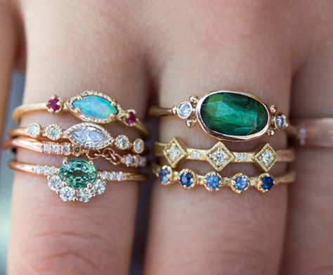 Audrey Rose Jewelry, Audry Rose, Audrey Rose, Push Presents, Rose Jewelry, Crystal Rings, Stackable Rings, Turquoise Ring, Jewelry Box