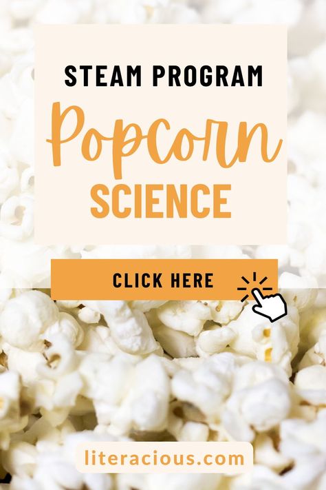 A tasty and fun way to learn about science through popcorn for elementary school age students! Stem Programs, Corn Pops, States Of Matter, School Age, Lunch Break, Learn A New Skill, Library Programs, What You Can Do, Public Library