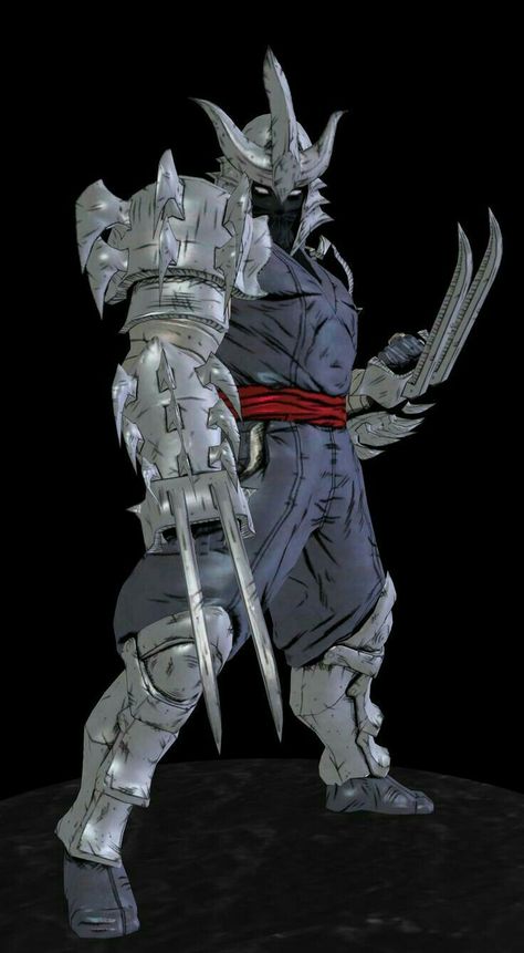 THE SHREDDER (Teenage Mutant Ninja Turtles) Teenage Mutant Ninja Turtles Shredder, Shredder Tmnt Art, Tmnt Villains, Tmnt Shredder, Shredder Tmnt, Armadura Ninja, Ninja Turtles Shredder, The Shredder, Teenage Mutant Ninja Turtles Artwork