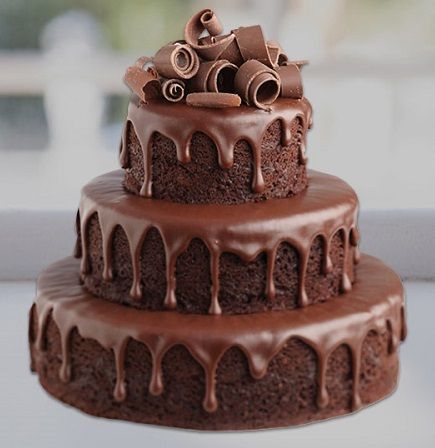 3 Tier Exotic Chocolate Cake Design Modern Chocolate Cake, Chocolate Cake Designs, Cake Pan Set, Online Cake Delivery, Torte Cupcake, Order Cake, Birthday Cake Recipe, Cake Delivery, Cake Online