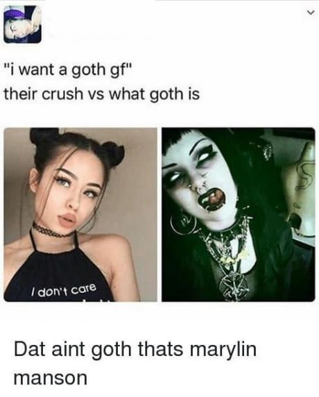 Tfw no big tiddy goth gf Goth Humor, Goth Memes, Goth Gf, Emo Memes, Social Experiment, Alternative Makeup, Goth Girl, Goth Aesthetic, Grunge Hair