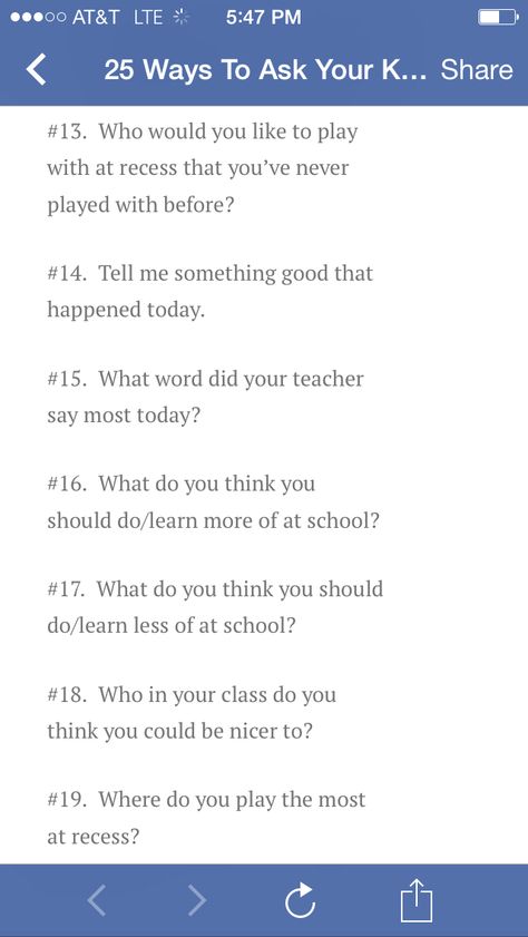 school ideas how to say how was ur day Thinking Of You