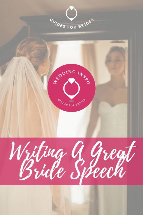 Are you are wanting to give a bride speech at your wedding, but have no idea about where to start? The team of expert wordsmiths at Speechy have walked us through crafting a great bride speech. Read all about it over on Guides for Brides. #ukbride #weddingplanning #ukwedding #bridespeech #weddingspeech #weddinginspo #bridetobe Bride Speech, Marriage Jokes, Bride Guide, Wedding Speech, Uk Wedding, Wedding Inspo, Wedding Planning, To Start