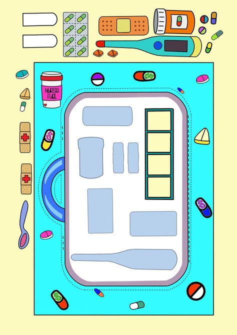 Click on the picture and you will see a video tutorial "How to make a hospital for a doll at home" Diy Paper Toys, Leather Handbag Patterns, Free Printable Paper Dolls, Paper Doll Printable Templates, Kids Canvas Art, Kids Origami, Barbie Paper Dolls, Diy Quiet Books, Paper Dolls Clothing