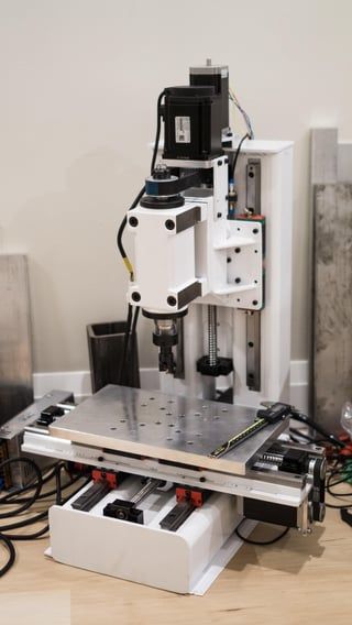 Milling Machine Projects, Homemade Cnc, Vertical Milling Machine, Metal Working Machines, Cnc Machine Design, Cnc Machine Projects, Diy Lathe, Hobby Cnc, Arduino Cnc