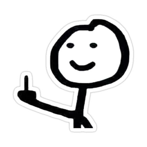 Funny Middle Finger Pictures, Stick Figure Middle Finger, Middle Finger Asethic, The Finger Middle, Rude Finger, Cricut Middle Finger, Middle Finger Meme Pictures, Spiderman Web, Response Memes