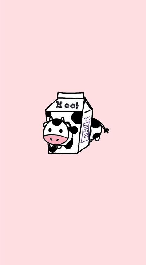 Cow Lockscreen, Cute Cow Wallpaper, Bakery Wallpaper, Cow Wallpapers, Milk Wallpaper, Slay Wallpapers, Cute Bios, Cow Wallpaper, Eclectic Wallpaper