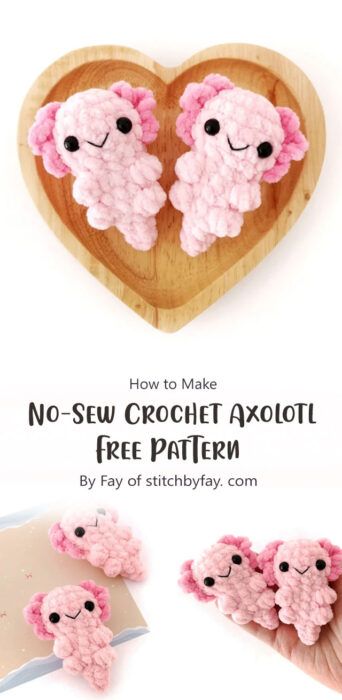 Adorable Amigurumi Axolotl Free Pattern Ideas (Part 2) – If you’re a fan of cute and cuddly amigurumi, you’re going to love the axolotl! These adorable little creatures have taken ... Read more Mini Crochet Axolotl, Chunky Axolotl Crochet Pattern Free, Oxylottle Crochet, Free Axolotl Pattern, Minecraft Crochet Patterns Free Amigurumi, Amigurumi Axolotl Free Crochet, Wobbles Crochet Free Pattern, Quick Crochet Stuffed Animals, Mini Axolotl Crochet Pattern