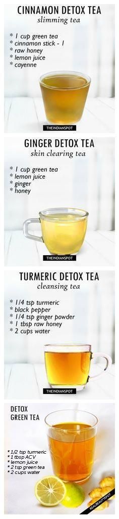 Ginger Detox, Resep Smoothie, Detox Tea Recipe, Tea Cleanse, Resep Diet, Makanan Diet, God Mat, Idee Pasto Sano, Diet Keto