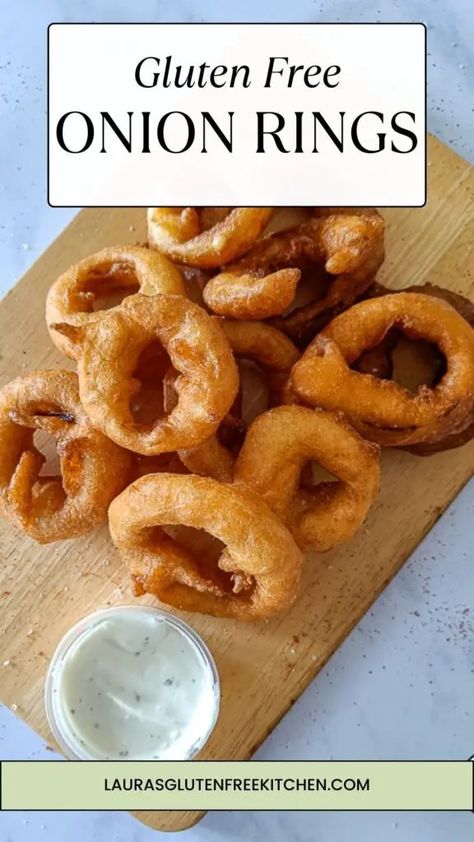 Gluten Free Onion Rings, Gluten Free Kitchen, Food At Home, Best Gluten Free Recipes, Onion Rings, Free Recipes, Recipe Ideas, Gluten Free Recipes, Free Food