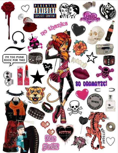 Rock Band Costumes, Draculaura Halloween Costume, Draculaura Halloween, Rave Theme, Emo Outfits For Girls, Monster High Halloween, Punk Mode, Ipad Kid, Cute Group Halloween Costumes