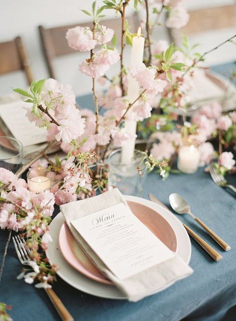 8 Wedding Planning Mistakes to Avoid! Wedding Table Decorations Pink, Sakura Wedding, Wedding Table Designs, Cherry Blossom Wedding, Wedding Sparrow, Spring Wedding Inspiration, Spring Wedding Flowers, Wedding Reception Inspiration, Wedding Table Decorations