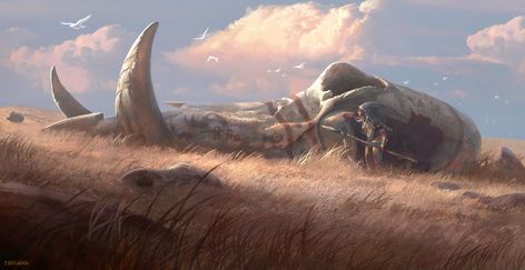 ArtStation - Huron., Anthony Caruana Fantasy Savannah, Savannah Art, Western Theme, Design Visual, Freelance Artist, Fantasy Landscape, Savannah, Savannah Chat, Metal Posters Design