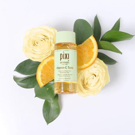 Grapefruit Water, Product Staging, Glow Tonic, Pixi Beauty, Daucus Carota, Exfoliating Toner, Beauty Vitamins, Willow Bark, Melaleuca Alternifolia