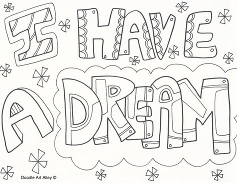 Martin Luther King Jr. Coloring Pages - DOODLE ART ALLEY Martin Luther King Art, Martin Luther King Jr Crafts, Mlk Crafts, Martin Luther King Activities, Mlk Activities, Martin Luther King Jr Activities, Mlk Jr Day, King Craft, Writing Center Activities