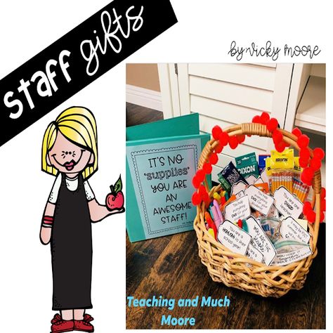 Teacher Morale, Staff Morale, Back To School Gifts For Teachers, Teacher Gift Tags, Teacher Helper, Staff Gifts, School Celebration, School Teacher Gifts, School Staff