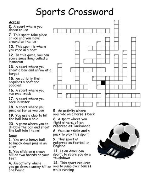 Sports Crossword Sports Crossword, Divorce Forms, Printable Crossword Puzzles, Printable Sports, Medication Log, School Age Activities, Solve The Puzzle, Paper Games, Crossword Puzzles