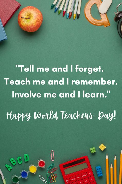 World Teachers Day Quotes, Happy World Teachers Day, Teachers Day Quotes, World Teachers Day, World Teacher Day, Lady Quotes, World Teachers, School Leadership, Boss Lady Quotes