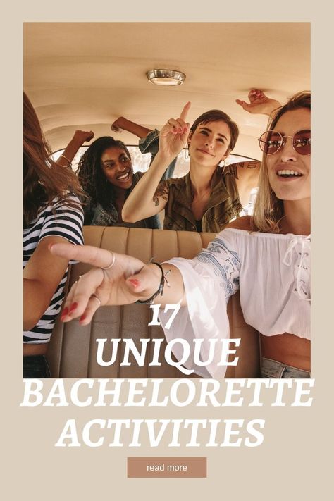 Unique bachelorette activities that everyone on the trip will love. Bahcelorette ideas for every type of bride Unique Bachelorette Ideas, Bachelorette Activities, Planning A Bachelorette Party, Bachelorette Party Unique, Bachelorette Party Activities, Bachelorette Planning, Bachelorette Itinerary, Wet Felting Projects, Bride Bachelorette