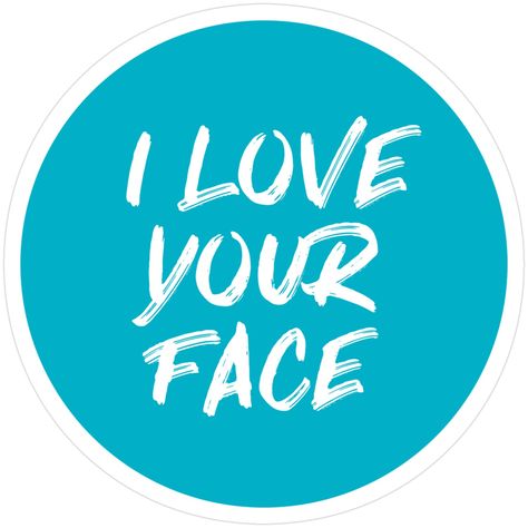 Decorate laptops, Hydro Flasks, cars and more with removable kiss-cut, vinyl decal stickers. Glossy, matte, and transparent options in various sizes. Super durable and water-resistant. A sweet typography quote that says I Love Your Face in a cool aqua blue and white design. Perfect for your best friend, girlfriend, boyfriend, person, etc. Sweet Typography, Face Quotes, Blue And White Design, Friend Girlfriend, I Love My Girlfriend, For Your Best Friend, Typography Quotes, Say I Love You, Girlfriend Boyfriend