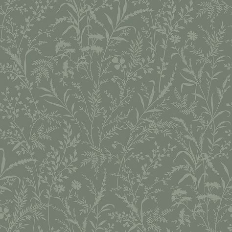 Thibaut Wallpaper, A Street Prints, Botanical Wallpaper, Modern Wallpaper, The Meadows, Green Tones, Green Wallpaper, Childrens Bedrooms, Wallpaper Samples