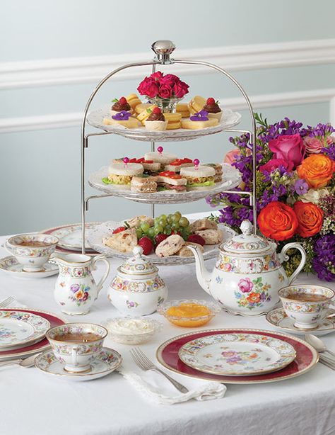 Have you ever wanted to craft your own flavorful menu for afternoon tea? We have a few tips to help you put together a unique collection of scones, savories, and sweets for your tea party at https://bit.ly/39KGjFh Party Crowd, English Tea Party, High Tea Party, Cucumber Sandwiches, Tea Party Food, Vintage Tea Party, Afternoon Tea Parties, Tea Sandwiches, Tea Party Garden