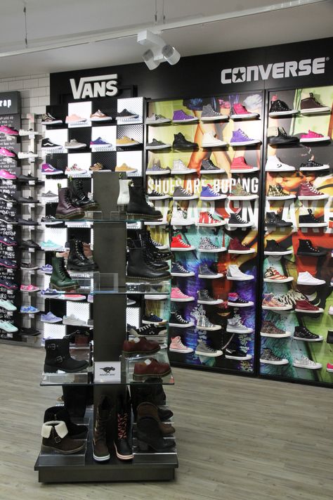 Sneaker Store Aesthetic, Vans Store Interior, Converse Collection Aesthetic, Crocs Store, Converse Store, Converse Aesthetic, Argyle Street, Glasgow City, Compare And Contrast