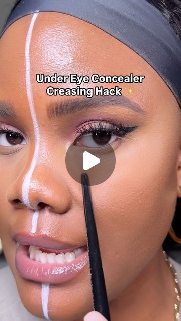 Lisa Joy on Instagram: "How to get rid of creasing concealer. Under eye concealer creasing hack ✨ Try this if you struggle with concealer crease under eyes 😊  #beauty #makeup #concealerhack #concealertutorial #reelsinstagram #reels #makeuptutorial" How To Do Concealer, Concealer Creasing, Concealer Under Eye, Eye Enlarging Makeup, Under Eye Creases, Applying Concealer, Makeup Wrinkles, Best Under Eye Concealer, Beauty Corner