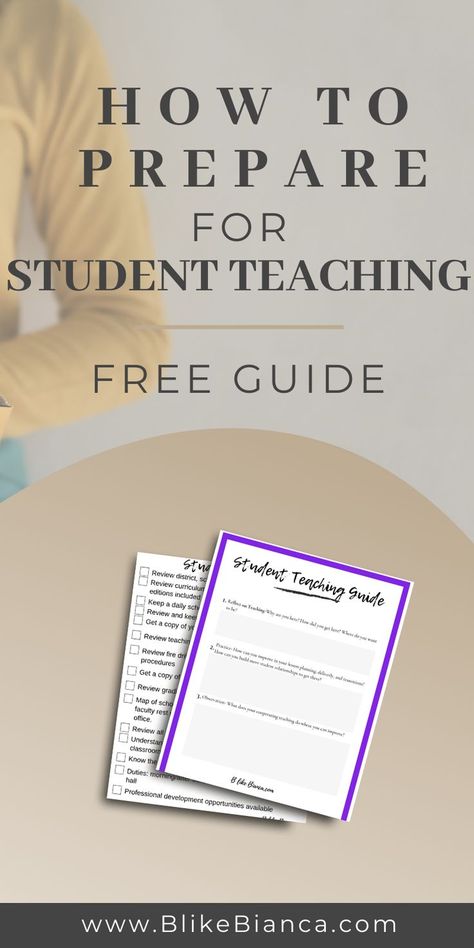 Check out these student teaching hack that will include tips to get your prepared for the student teaching practicum. Stay organized the first day of student teaching with the FREE guide and check out the eBook From Student Teaching to Your Own Classroom. Student Teaching Binder, Student Teacher Binder, Substitute Teacher Resources, First Classroom, Teaching Interview, Teacher Portfolio, Teaching Binder, Teaching Portfolio, Teaching Degree