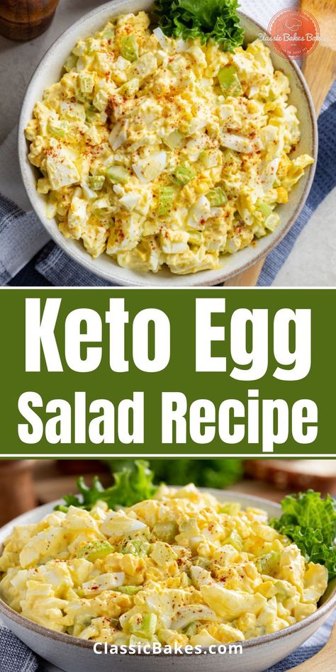 Keto Egg Salad Recipe, Keto Egg Salad, Celery Recipes, Nutrition Food, Low Carb Salad, Egg Salad Recipe, Health Nutrition, Egg Salad, Low Carb Keto Recipes