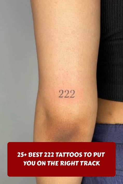 Looking for tattoo inspiration with a deeper meaning? Explore the beauty and symbolism of 222 tattoos! Whether it's paired with delicate butterflies, bold fonts, or minimalist lines, these designs represent new beginnings, alignment, and positivity. From fine line art to creative placements like the wrist or forearm, a 222 tattoo can be a subtle yet powerful reminder of your journey. 222 Tattoo Ideas Font, 222 Font, Bold Fonts, New Beginnings, Cool Tattoos, Line Art, Tattoo Designs, Tattoos