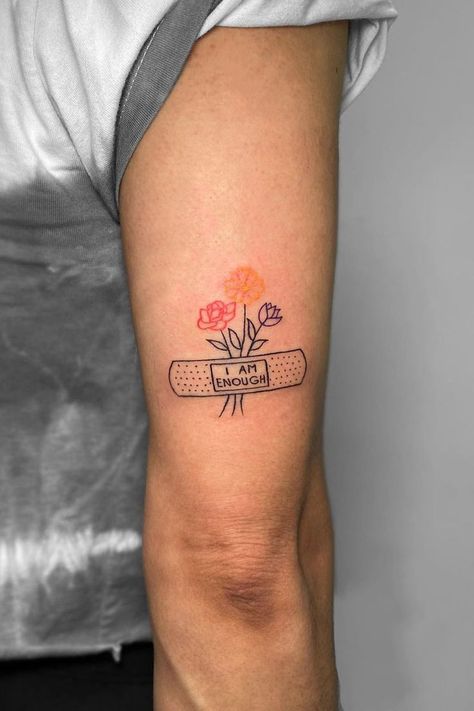 amor propio Self Love Tattoo, Tatuaje A Color, Tattoo Feminina, Tattoo Life, Dream Tattoos, Dope Tattoos, Love Tattoos, A Tattoo, Future Tattoos