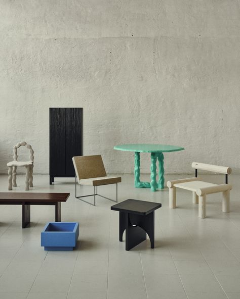 Six Norwegian Designers Explore Our New Normal - Sight Unseen Birch Cabinets, Norwegian Design, Sight Unseen, New Normal, Space Saving Furniture, Cabinet Makers, Pop Of Color, Objects Design, Ash Wood