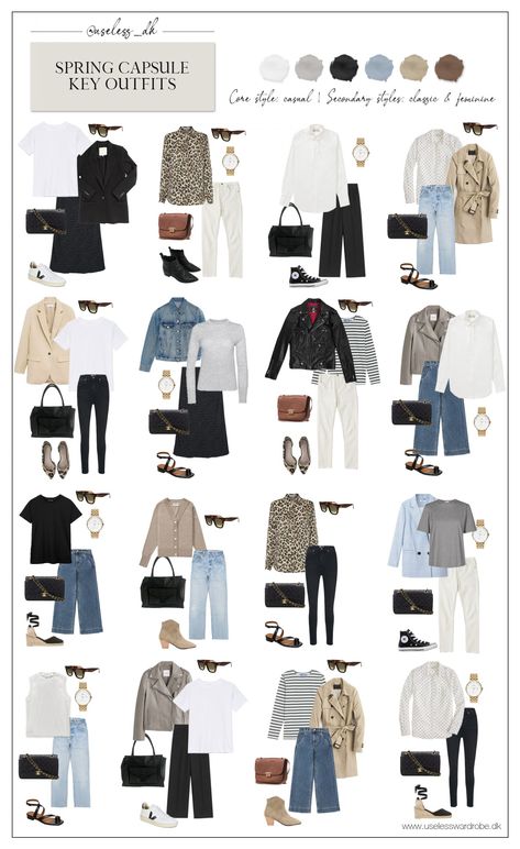 spring 2021 key looks Minimalist Wardrobe Capsule, Build A Capsule Wardrobe, Minimalist Moda, Capsule Wardrobe Casual, Capsule Wardrobe Women, Classic Capsule Wardrobe, Capsule Wardrobe Work, Capsule Wardrobe Outfits, Travel Capsule Wardrobe