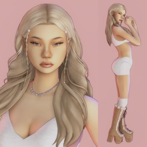 Sims4 Aesthetic Cc, Sims 4 Skintones, Sims 4 Tsr, Sims 4 Traits, Sims 4 Cas Mods, Hair Earrings, Cc Hair, The Sims 4 Pc, Sims 4 Body Mods