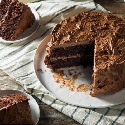 Tofu Cake Recipe, Chocolate Cake With Buttermilk, Tofu Cake, Ina Garten Chocolate Cake, Cake With Buttermilk, Craving Cake, National Chocolate Cake Day, Cake Recipe Chocolate, Vegan Tofu Recipes