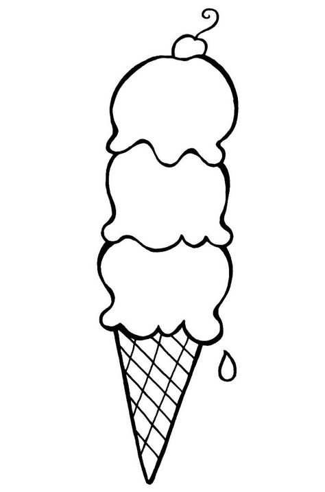 Free Printable Ice Cream Coloring Pages For Kids Gigi 2022, Ice Cream Cone Drawing, Ice Cream Coloring, Ice Cream Crafts, Ice Cream Coloring Pages, Ice Cream Art, Ice Cream Birthday Party, Ice Cream Theme, Summer Coloring Pages