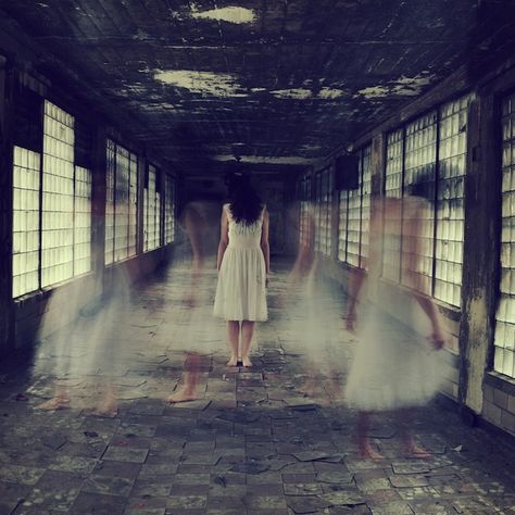 Ghosts (surreal photography) Mysterious Photography, Narrative Photography, Sarah Ann, Concept Photography, Long Exposure Photography, Dreams And Nightmares, Multiple Exposure, Exposure Photography, Surrealism Photography