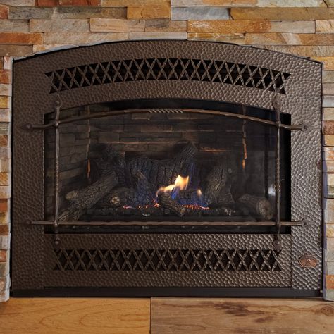 Propane Fireplace Indoor, Fireplace Xtrordinair, Fireplace Showroom, Fireplace Installation, Tv Over Fireplace, Wall Insert, Propane Fireplace, Timber Logs, Direct Vent Gas Fireplace