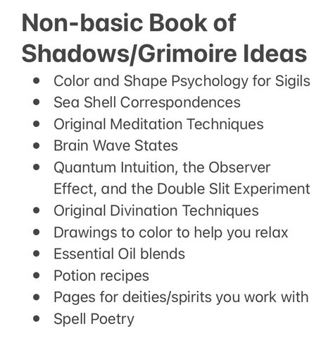 Potion Recipes Witchcraft, Magic Categories, Grimoire Organization, Magic System Ideas, Old Witchcraft, Pagan Journal, Grimoire Ideas, Witchcraft Basics, Truth Spell