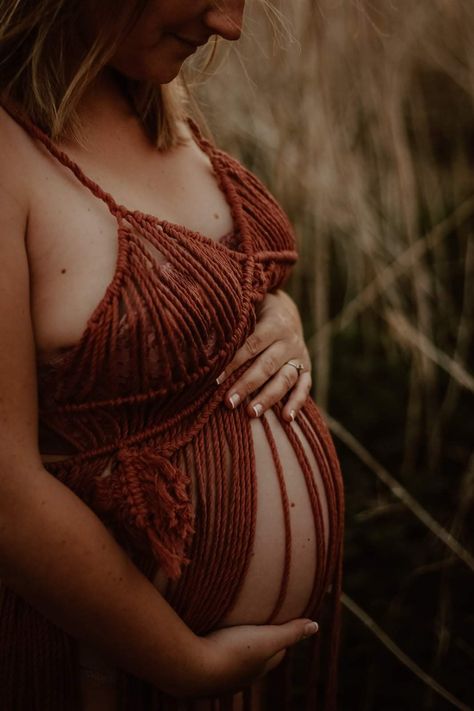 Maternity Crochet, Macrame Clothes, Crochet Macrame, Craft Crochet, Macrame Ideas, Maternity Dress, Handmade Clothes, Maternity Dresses, Maternity Clothes